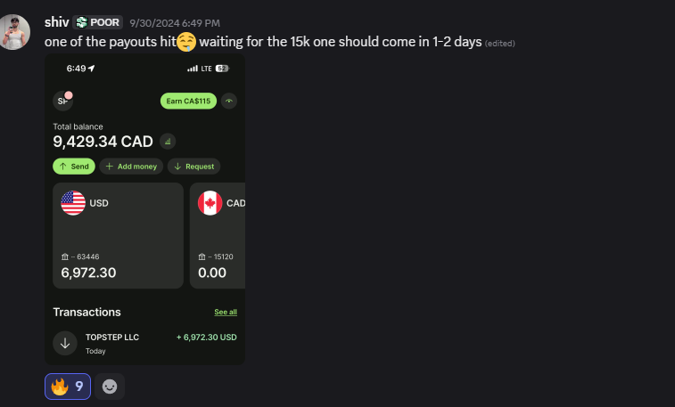 Student payout testimonial